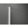 Mexen Kioto dušo siena Walk-in 90 x 200 cm, permatomalius/matinis 8 mm, balta - 800-090-101-20-35