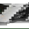 Mexen Kioto Walk-in dušo siena 70 x 200 cm, skaidrus 8 mm, gun metal - 800-070-101-95-09