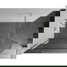 Mexen Kioto Žiemos pavilijonas Walk-in 90 x 200 cm, skaidrus 8 mm, šlifuotas nikelis - 800-090-101-97-06