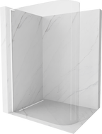 Mexen Kioto L dušo siena suapvalinta Walk-in 100 x 200 cm, skaidri, balta - 800-100-103-20-06