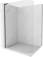 Mexen Kioto L suapvalinta Walk-in 90 x 200 cm, skaidrus, juodas - 800-090-103-70-06