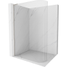 Mexen Kioto L kreiptas dušo pertvara Walk-in 90 x 200 cm, skaidrus, šlifuotas nikelis - 800-090-103-97-06