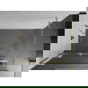 Mexen Kioto+ dušo sienelė su lentyna Walk-in 80 x 200 cm, skaidri, auksinė šlifuota - 800-080-121-55-00