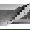 Mexen Kioto+ Walk-in dušo siena su lentynėle 70 x 200 cm, matinė, šviestinis nikelis - 800-070-121-97-30