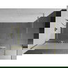 Mexen Kioto+ dušo sienelė su lentyna, atvira 80 x 200 cm, matinė, auksinė šlifuota - 800-080-121-55-30