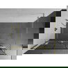Mexen Kioto+ walk-in dušo sienelė su lentyna 110 x 200 cm, juodas raštas, šlifuotas auksas - 800-110-121-55-78