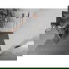 Mexen Kioto+ walk-in dušo ekranas su lentyna 120 x 200 cm, baltas modelis, šlifuota varis - 800-120-121-65-85