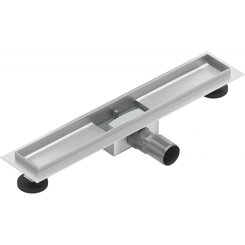 Mexen Flat korpusas linijiniam nutekėjimui 60 cm, Chromo - 1015060
