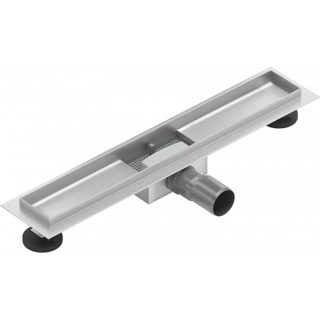 Mexen Flat korpus linijiniam nutekėjimui 60 cm, inox - 1015060