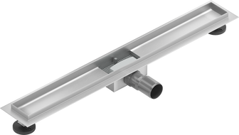 Mexen Flat korpus linijinio nuotėkų 70 cm, inox - 1015070