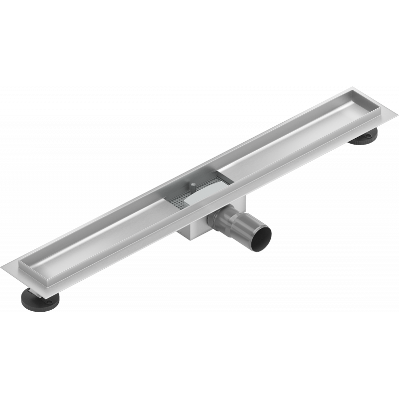 Mexen Flat 80 cm linijinio nutekėjimo korpusas, inox - 1015080