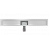 Mexen Flat 80 cm linijinio nutekėjimo korpusas, inox - 1015080