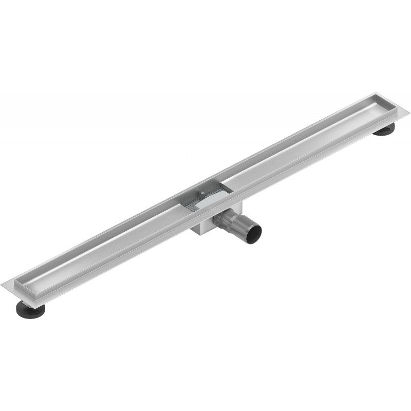 Mexen Flat korpus liniinio nutekėjimo 90 cm, inox - 1015090