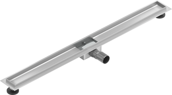 Mexen Flat korpus linijiniam nutekėjimui 90 cm, inox - 1015090