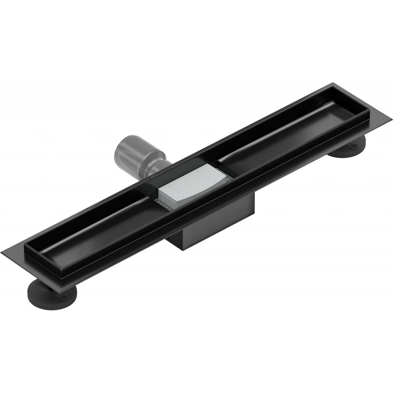 Mexen Flat linijinio nuotėkio korpusas 50 cm, juodas - 1715050