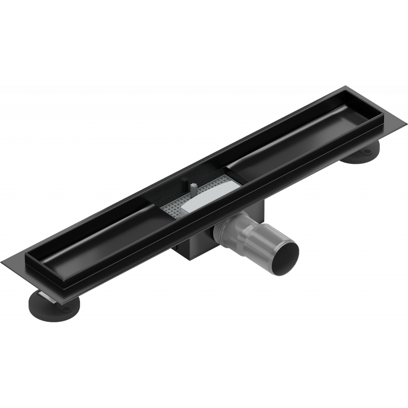 Mexen Flat korpusas linijiniam nutekėjimui 60 cm, Juoda - 1715060