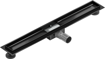 Mexen Flat kanalas linijiniam nutekėjimui, 70 cm, juodas - 1715070