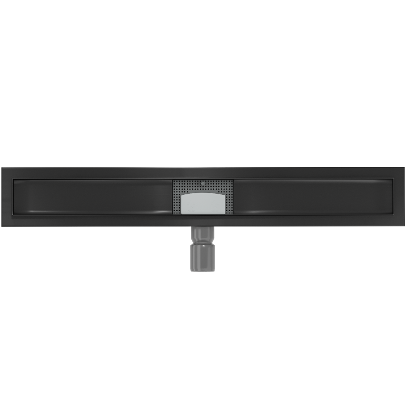 Mexen Flat linijinio nutekėjimo korpusas 80 cm, juodas - 1715080