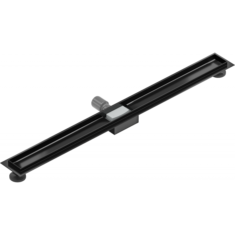 Mexen Flat linijinio nutekėjimo korpusas 90 cm, juodas - 1715090