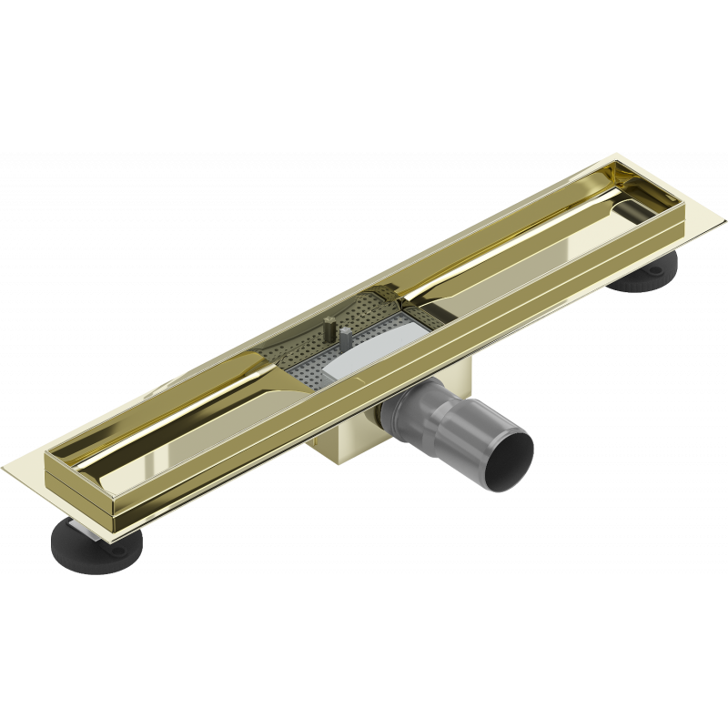 Mexen Flat korpus linijinės nutekėjimo sistema 50 cm, auksinė - 1515050