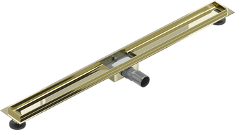 Mexen Flat 100 cm linijinio nutekėjimo korpusas, auksinis - 1515100