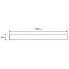 Mexen Flat M13 dangtelis 2 viename linijiniam nutekėjimui 70 cm, inox - 1019070