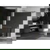 Mexen Kioto+ Walk-in prausyklos sienelė 120 x 200 cm, veidrodis, šlifuotas nikelis - 800-120-121-97-50