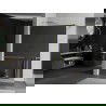 Mexen Kioto+ dušo siena su Walk-in lentyna 90 x 200 cm, veidrodis, auksinis šepetys - 800-090-121-55-50