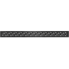 Mexen Flat M12 maskuojantis linijinis nutekėjimas 50 cm, juodas - 1721050