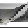 Mexen Kioto+ L dušo sienelė su Walk-in lentyna 100 x 200 cm, skaidri, auksinė - 800-100-123-50-00