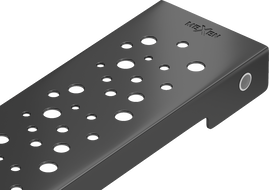 Mexen Flat M12 nutekėjimo dangtis, 90 cm, juodas - 1721090