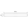 Mexen Flat M18 50 cm linijinio nutekėjimo dangtis, juodas - 1723050