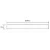 Mexen Flat M18 dangtis linijiniam drenažui, 60 cm, juodas - 1723060