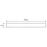 Mexen Flat M18 dangtelis linijiniam 70 cm nutekėjimui, juodas - 1723070