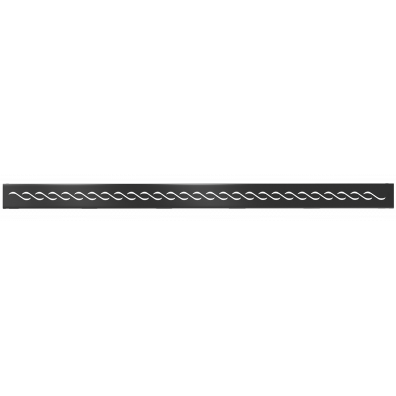 Mexen Flat M18 maskavimo dangtis linijinio nutekėjimo 80 cm, juodas - 1723080