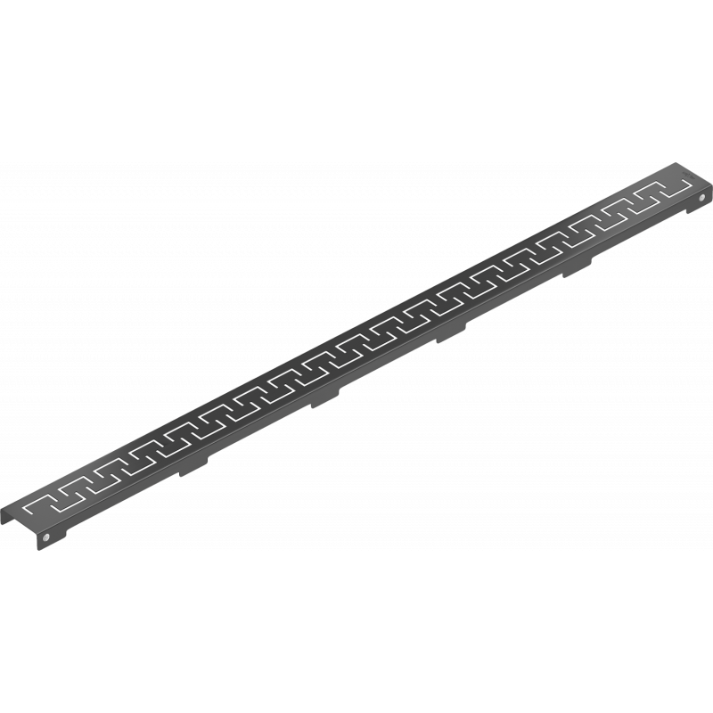 Mexen Flat M15 dekoratyvinė linijinio nutekėjimo dangtelis 90 cm, juoda - 1724090