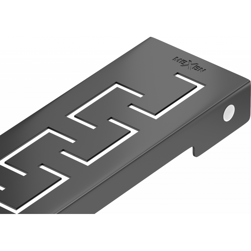 Mexen M15 maskavimo rėmas linijiniam nutekėjimui 100 cm, Juoda - 1724100
