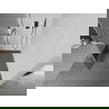 Mexen Kioto+ L dušo siena su Walk-in lentynėle 110 x 200 cm, skaidri/ūkanota, gun metal - 800-110-123-95-35