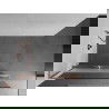 Mexen Kioto+ L Walk-in dušo sienelė su lentynėlė 90 x 200 cm, skaidri/frosted, šlifuota varis - 800-090-123-65-35
