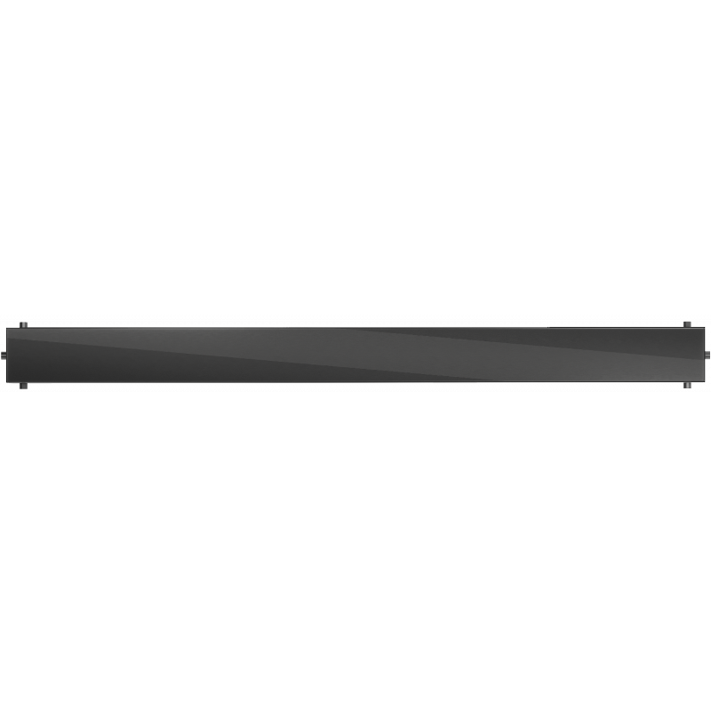 Mexen Flat MGB kaukė linijiniam nutekėjimui 60 cm, juodas stiklas - 1026060