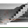 Mexen Kioto+ L walk-in dušo sienelė su lentyna 80 x 200 cm, skaidri/frosted, rožinė auksas - 800-080-123-60-35