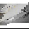 Mexen Kioto+ L dušo sienelė su Walk-in lentynėlė 100 x 200 cm, skaidri/šerkšnotai, auksinė - 800-100-123-50-35