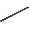 Mexen Flat MGB nutekėjimo latako dangtelis 100 cm, juodas stiklas - 1026100