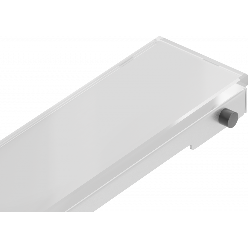 Mexen Flat MGW maskuoklis liniinio nutekėjimo 50 cm, baltas stiklas - 1027050