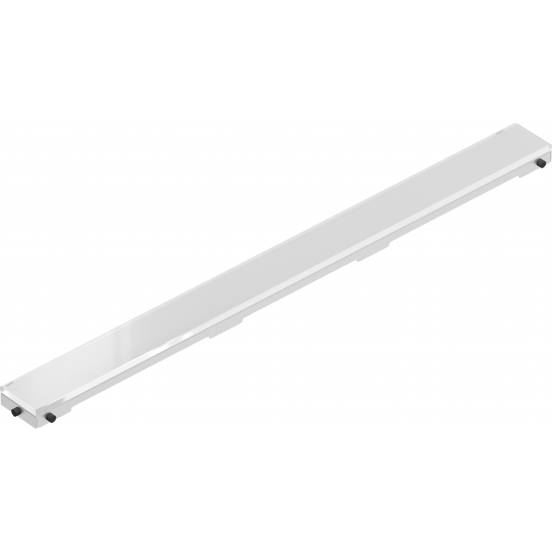 Mexen Flat MGW dangtis linijiniam drenažui 60 cm, baltas stiklas - 1027060