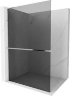 Mexen Kioto+ L praustuvas Walk-in 70 x 200 cm, grafitas, chrom - 800-070-123-01-40