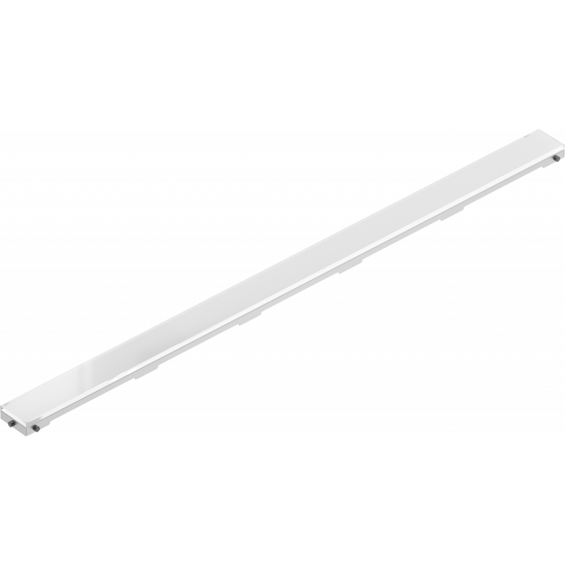 Mexen Flat MGW linijinis vandens surinkimo sistemos uždengimas 80 cm, balto stiklo - 1027080