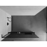 Mexen Kioto+ L prausimosi siena su Walk-in lentynėle 90 x 200 cm, grafitas, juoda - 800-090-123-70-40