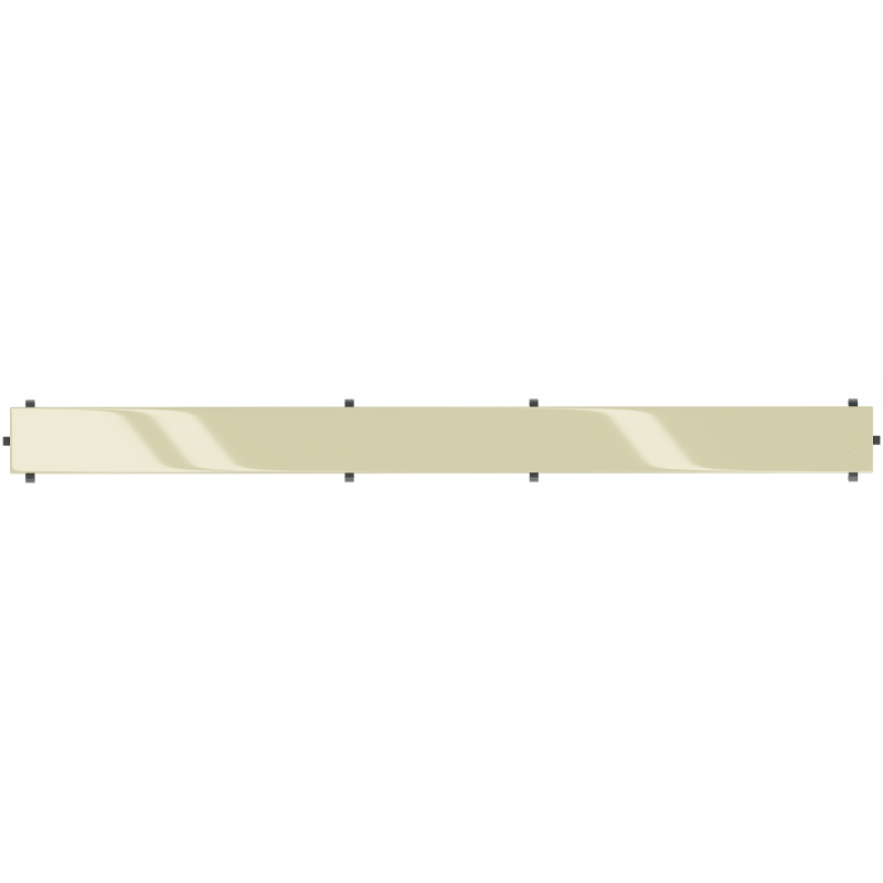 Mexen Flat M13 maskuojamasis dangtelis 2 viename linijiniam latakui 60 cm, auksinis - 1519060