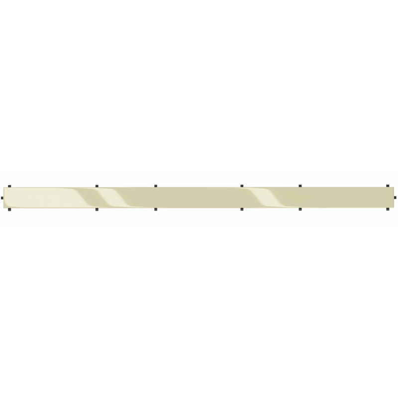 Mexen Flat M13 2 viename linijinio nutekėjimo dangtis 100 cm, auksinė - 1519100